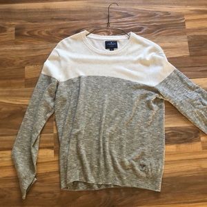 American Eagle two-toned sweater